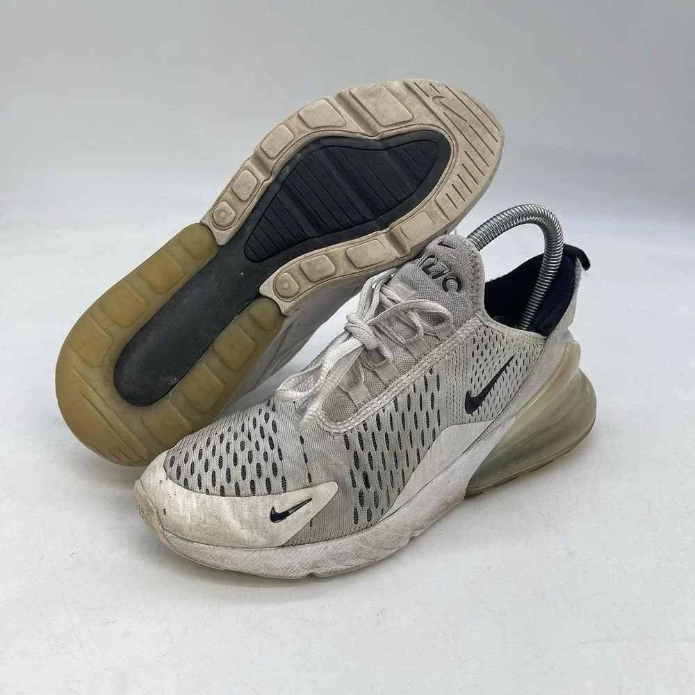 Nike Air Max 270 Shoes Womens 7.5 Sneaker Mesh Low Top White Running